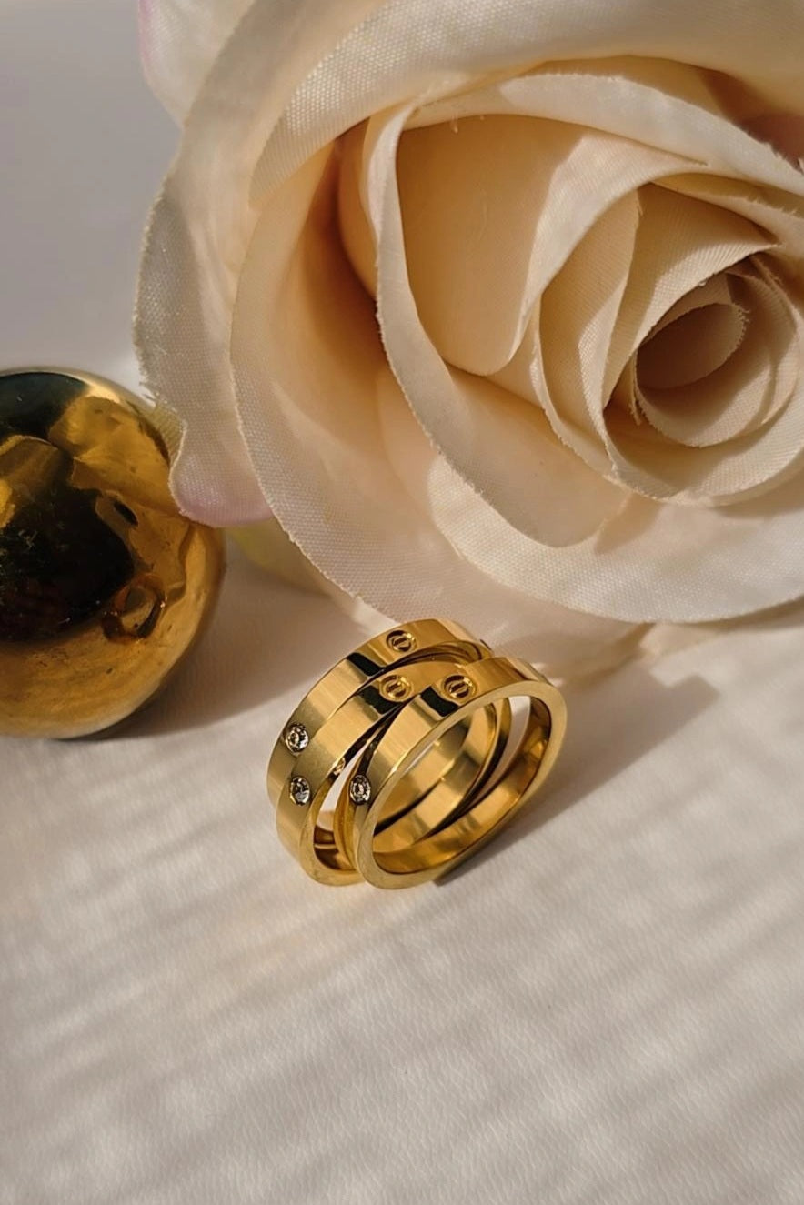 3 Band Love Ring