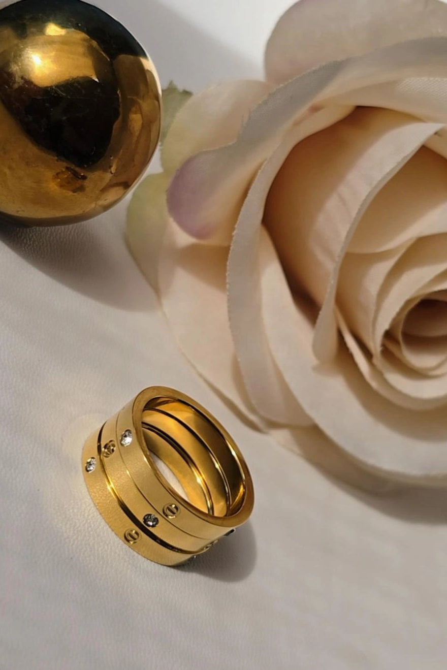 3 Band Love Ring