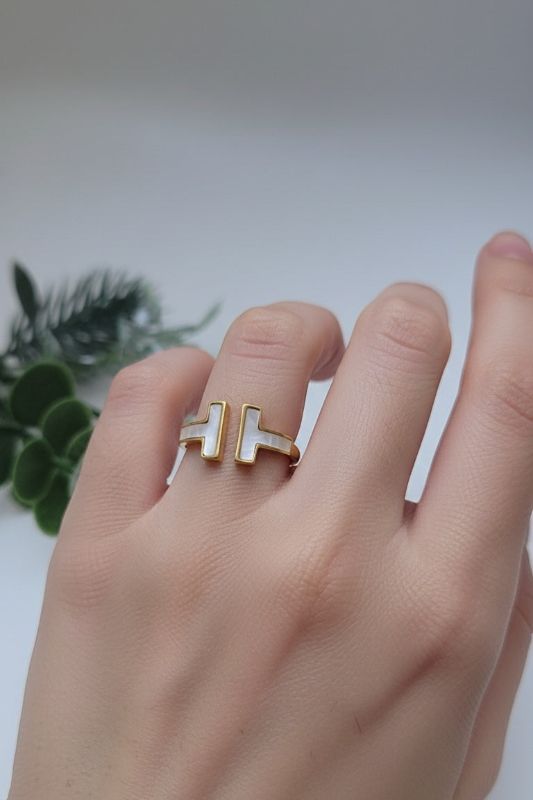 MOP Open Ring - Bliss Bymi