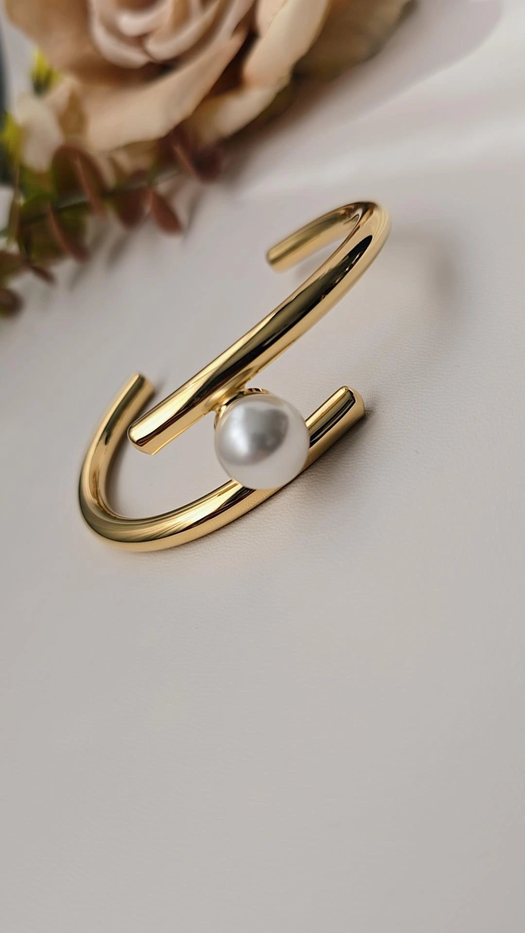 Pearl Cuff Bangle