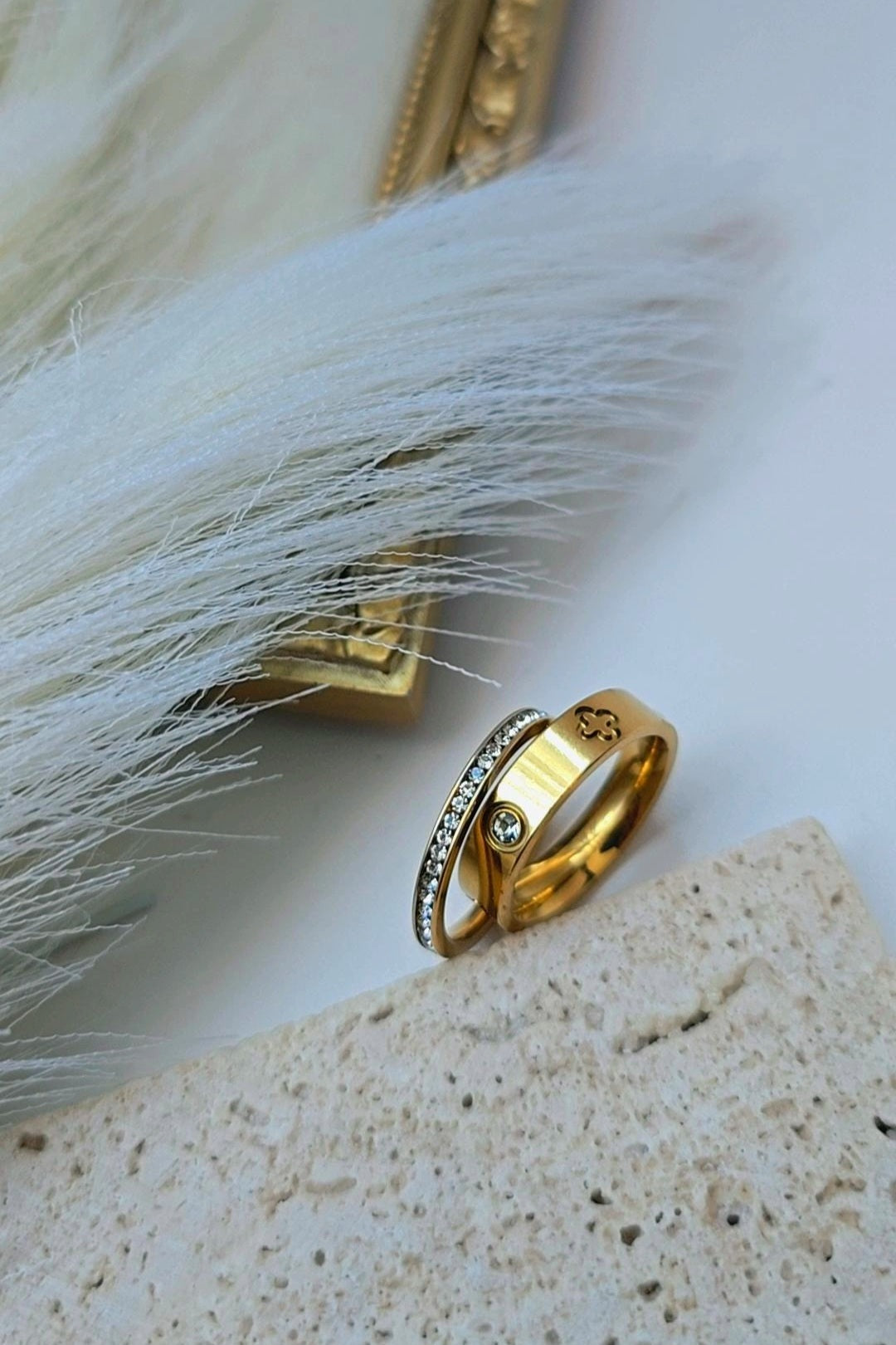 Ivy Ring- set of 2 - Bliss Bymi