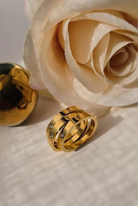 3 Band Love Ring