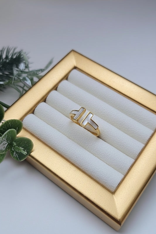 MOP Open Ring - Bliss Bymi