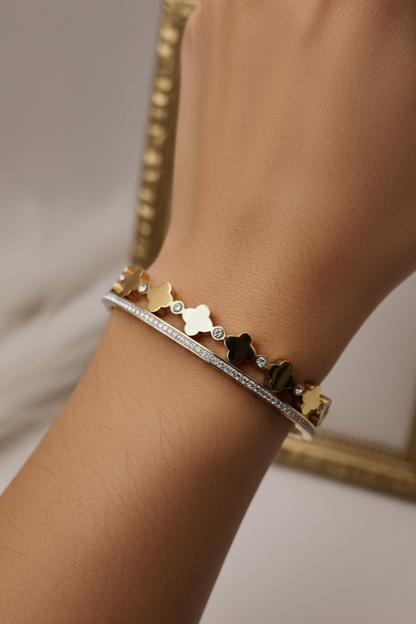 Flora Clover Bangle