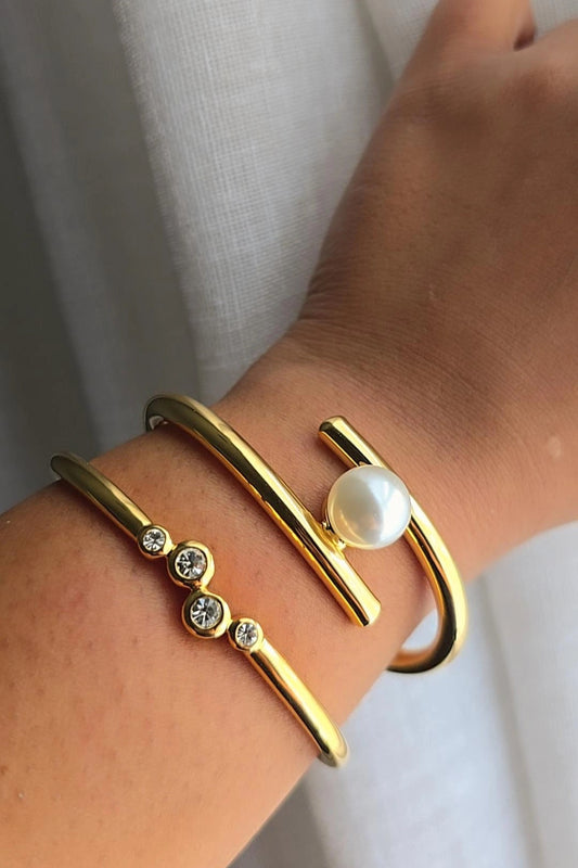Pearl Cuff Bangle