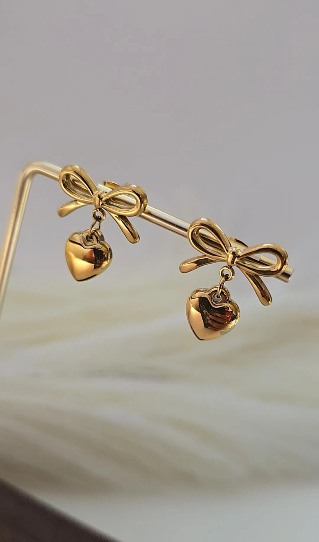 Heart Drop Earrings
