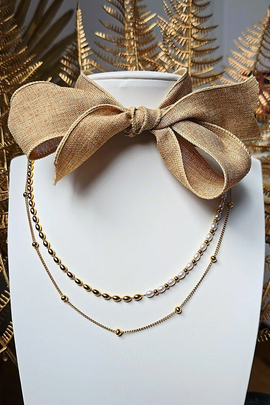 Ayce Double Layer Necklace