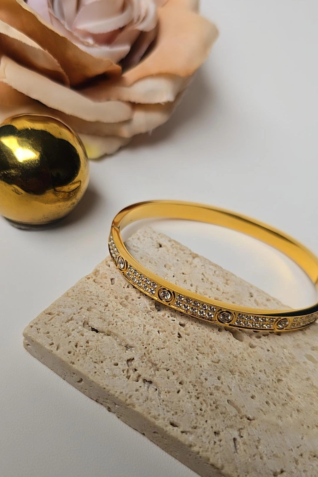 Diamond Love Bangle