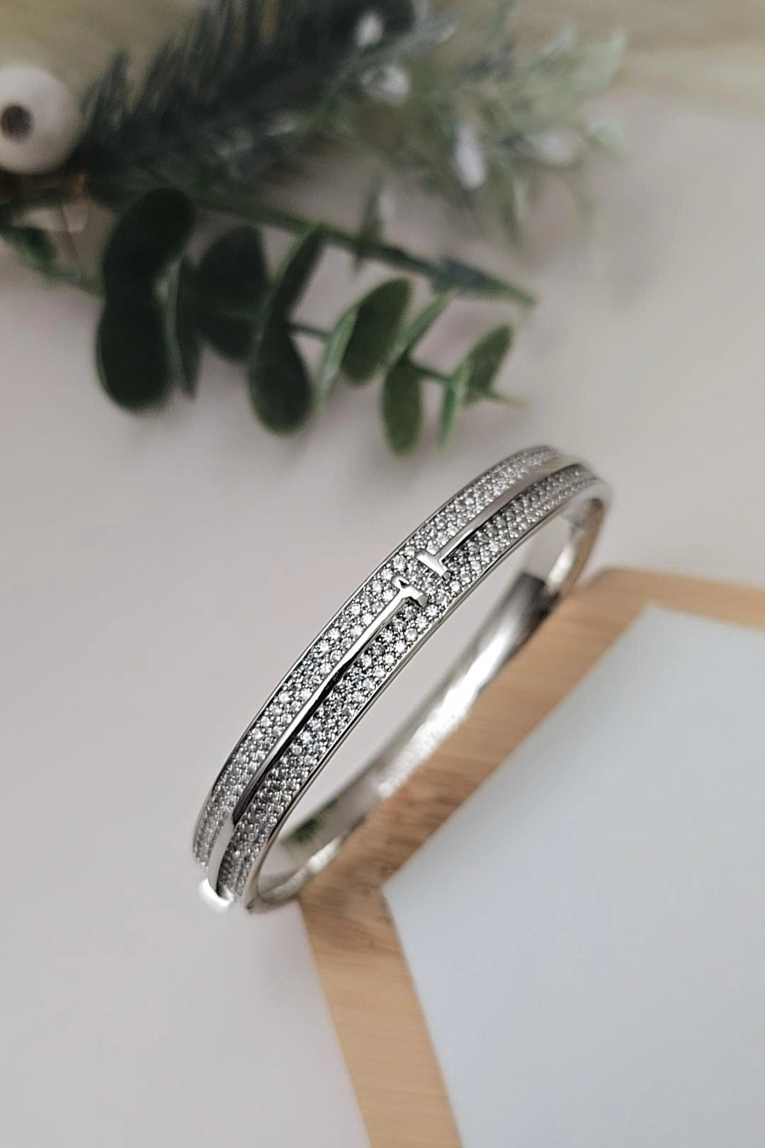 Timmy Silver Bangle - Bliss Bymi