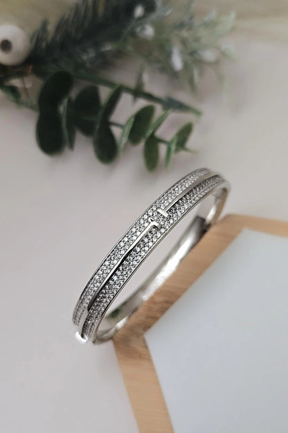 Timmy Silver Bangle - Bliss Bymi