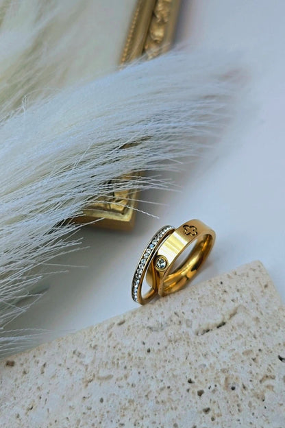 Ivy Ring- set of 2 - Bliss Bymi