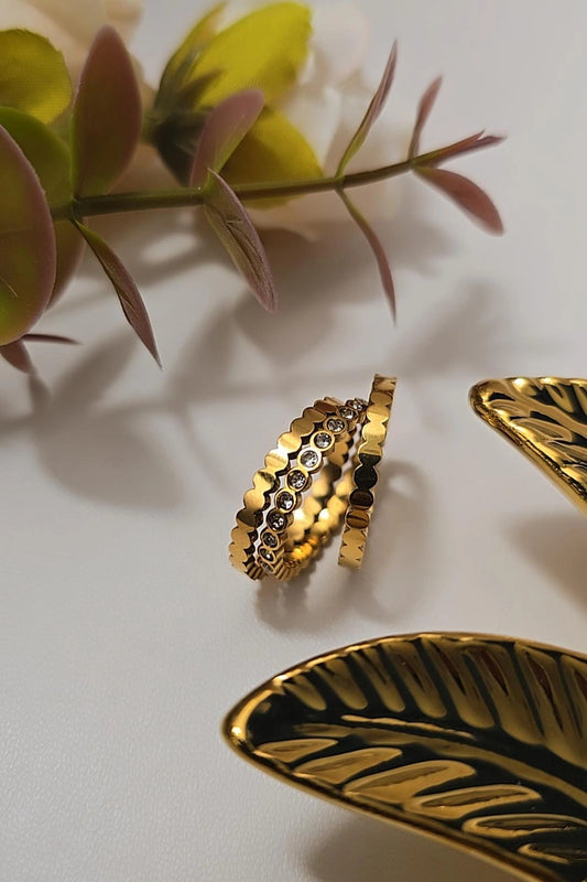 Saloni Ring- set of 3 - Bliss Bymi