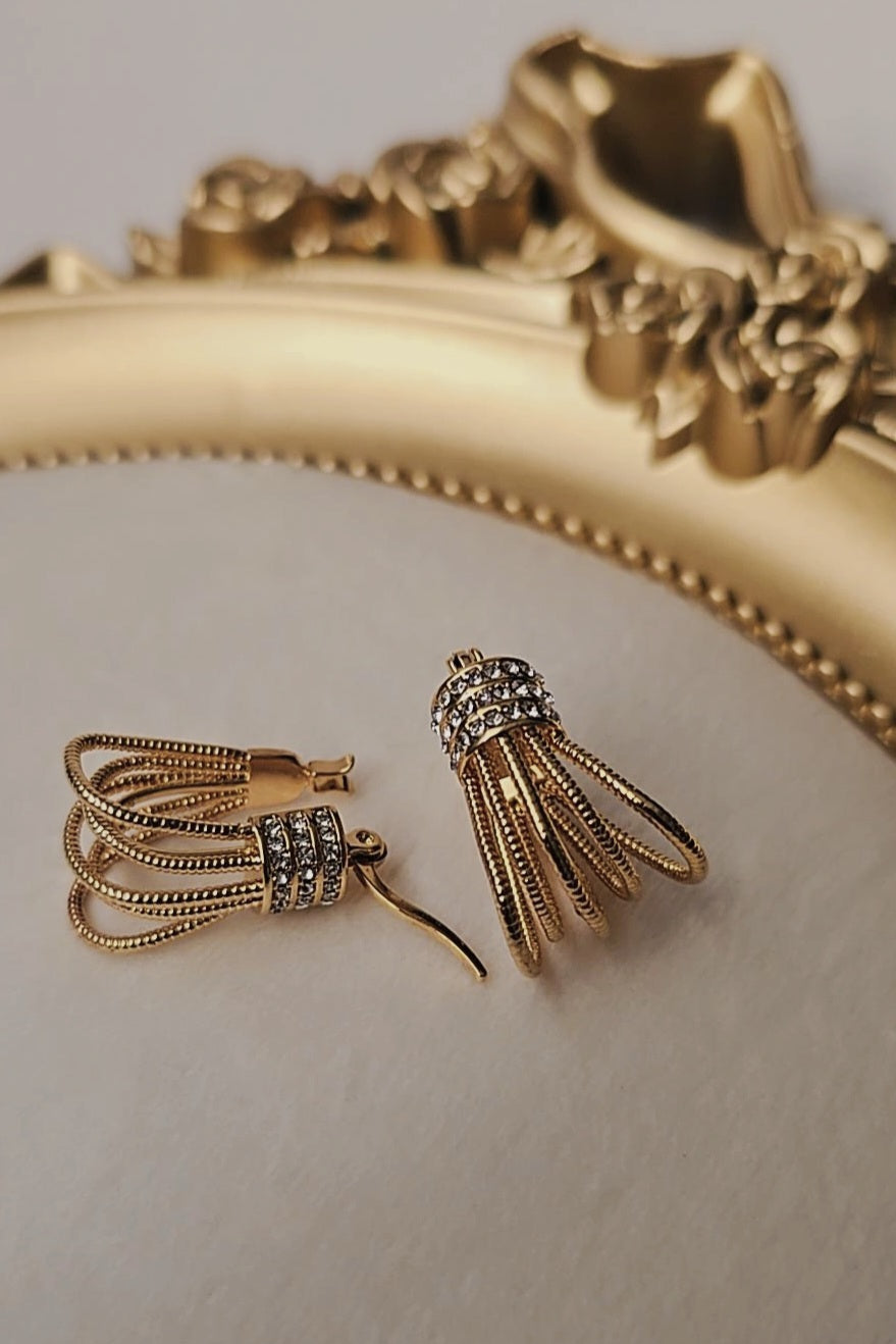 Aura Tassel Hoops