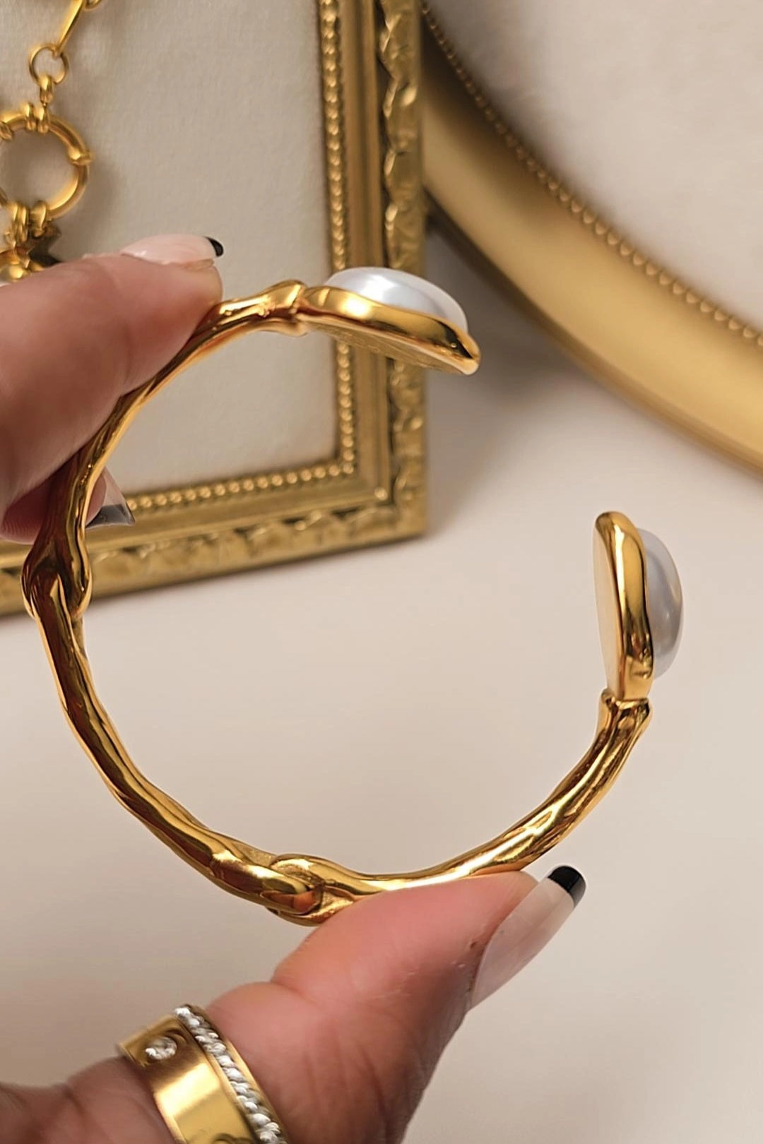 Vintage Crystal Bangle