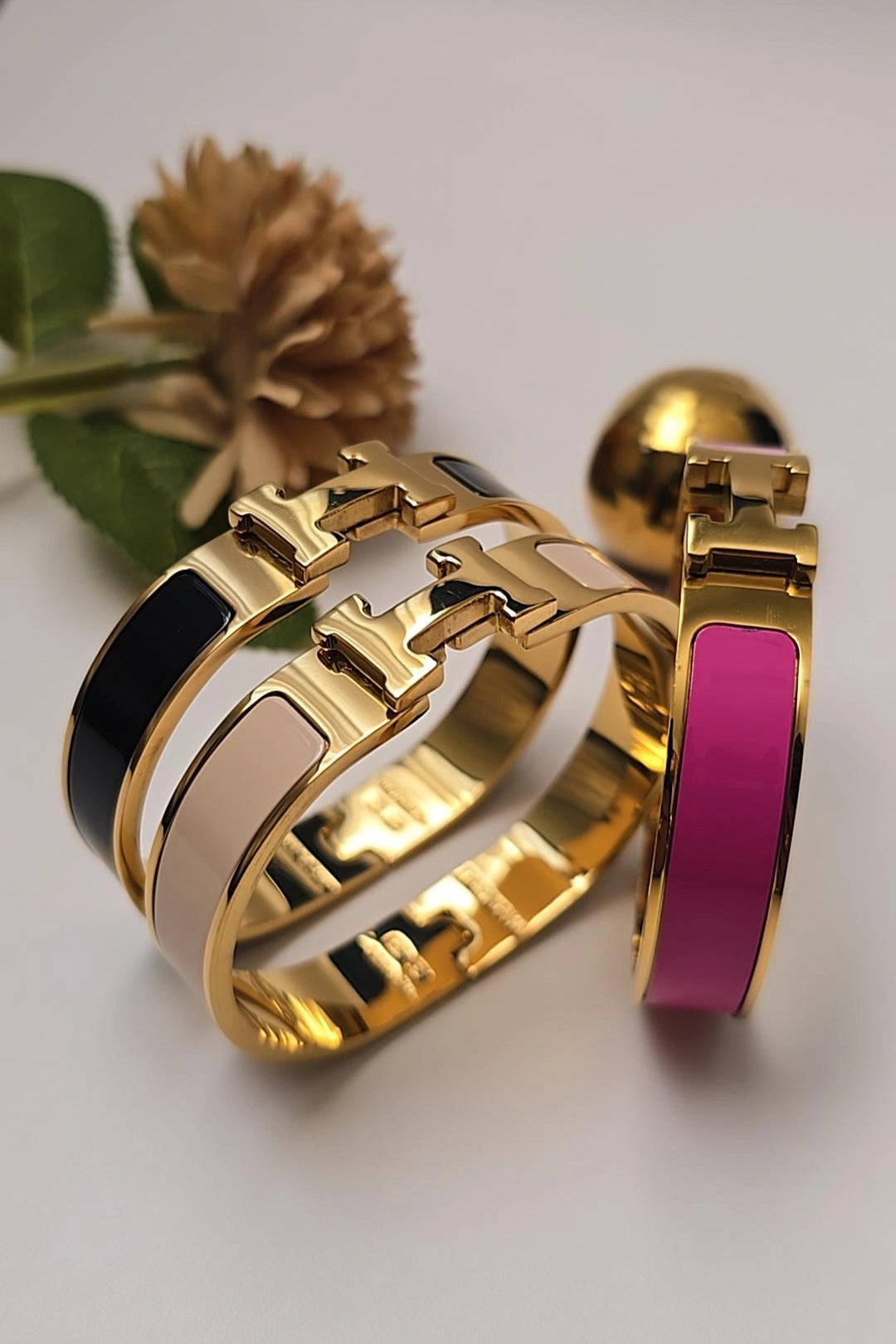 Enamel H Bangle
