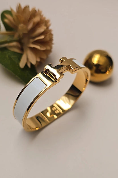Enamel H Bangle