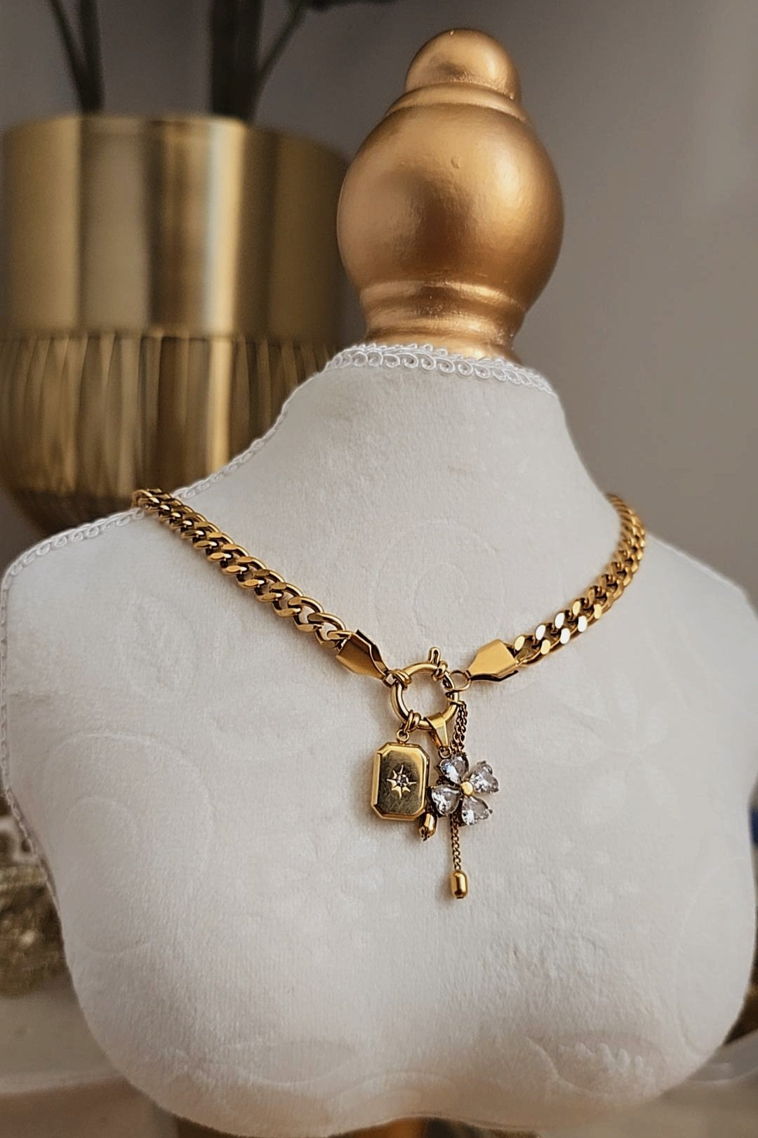 Flora Charm Necklace
