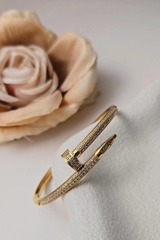 Diamond Nail Bangle