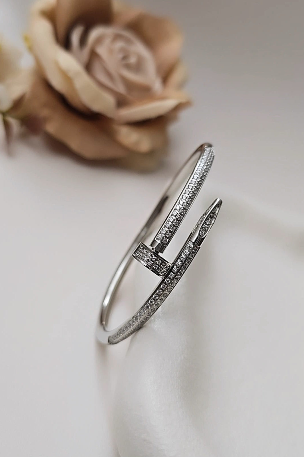 Diamond Nail Bangle