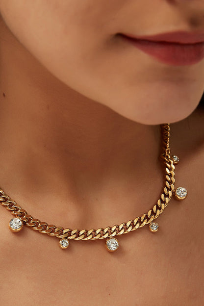 Zirconia Cuban Chain